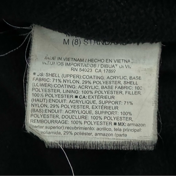 Old Navy Hooded Winter Puffer Coat Full Zip & Buttons Size M(8) Dark/Light Grey - Picture 8 of 8